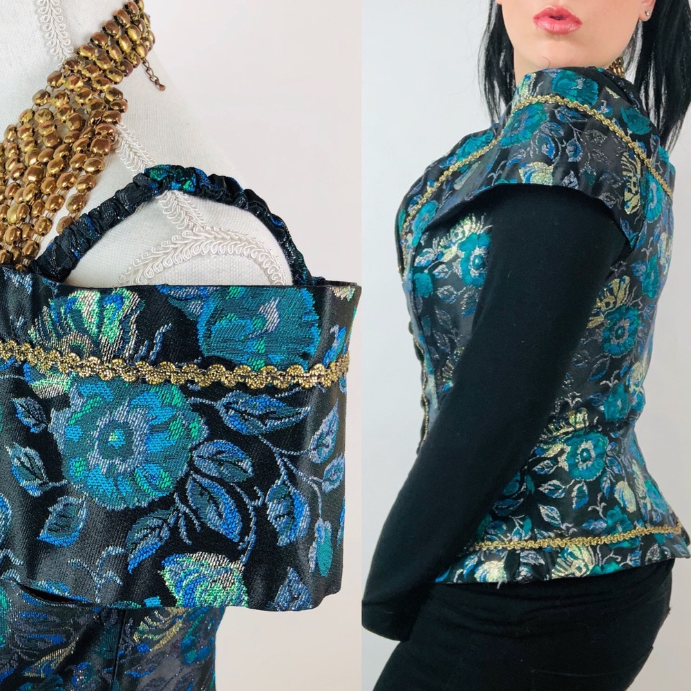 Cachet Structured Corset Off-Shoulder Blouse - image 8